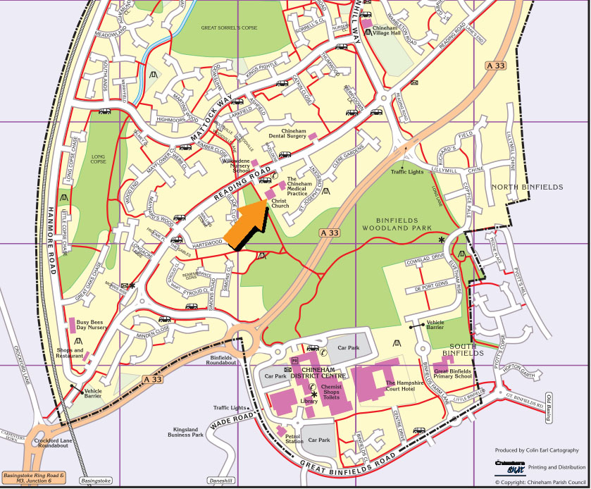 Map of Chineham